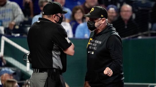 Pirates on wrong end — again — of wacky play at home taken in Kansas City, Mo. (Pirates)
